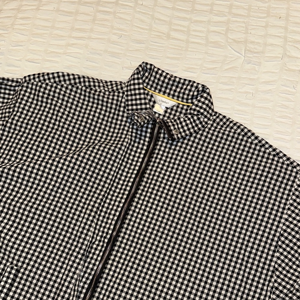 CJ Banks Gingham Jacket